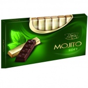 Темный шоколад с начинкой Мохито Baron 100гр