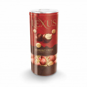 Конфеты "LEXUS" из молочного шоколада с ореховым кремом (в тубе) 180гр