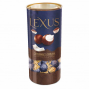 Конфеты "LEXUS" из молочного шоколада с кокосовым кремом (в тубе) 500 гр