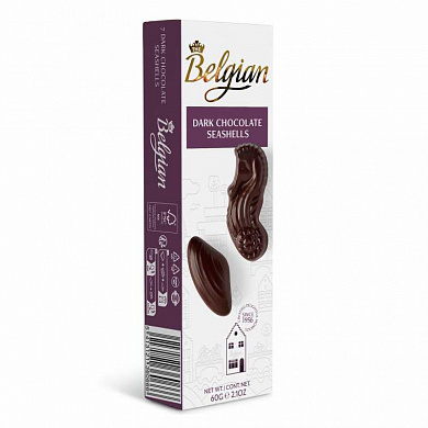 дары моря belgian из темного шоколада 60гр*10шт