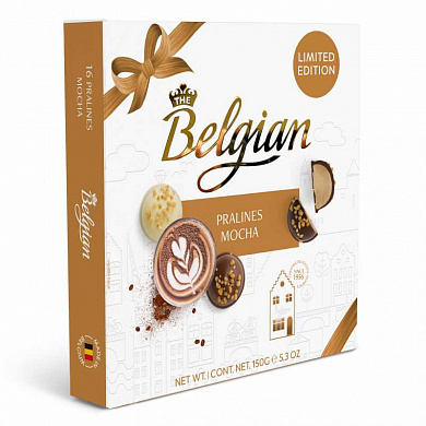 шоколадные конфеты belgian пралине со вкусом мокко 150гр*12шт