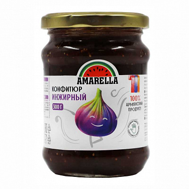  конфитюр инжирный "amarella" 300гр*