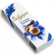 Шоколадные конфеты Дары моря The Belgian синий бант 65гр
