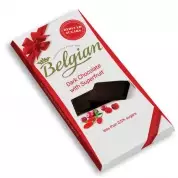 Темный шоколад со вкусом клюквы и ягод годжи без сахара 100г