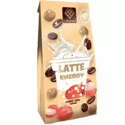 Жевательные конфеты LATTE ENERGY (Кокос, Кофе, Гуарана) в бел.шок 75г
