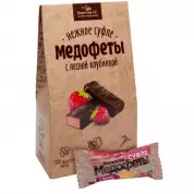 Медофеты Суфле с лесной клубникой шоколадной глазури 150г