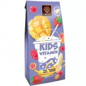 Жевательные конфеты KIDS VITAMIX (Манго, Клубника, Банан, Малина) в бел.шок 75г