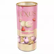 Конфеты "LEXUS" из белого шоколада с клубничным кремом (в тубе) 500 гр