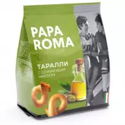 Таралли PAPA ROMA с оливковым маслом 180г
