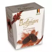 Трюфели The Belgian из горького шоколада в хлопьях 145гр