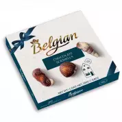 Шоколадные конфеты Дары моря The Belgian синий бант 250гр