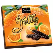 Шоколадные конфеты JELLY с желейной начинкой со вкусом апельсина 155гр